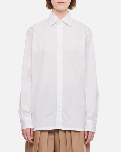 Setchu Cotton Shirt - White