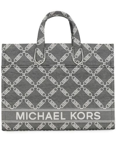 MICHAEL Michael Kors Gigi Large Tote Bag - Gray