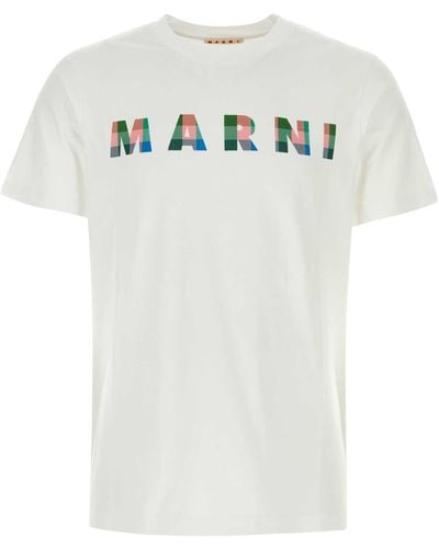 Marni Cotton T-Shirt - White