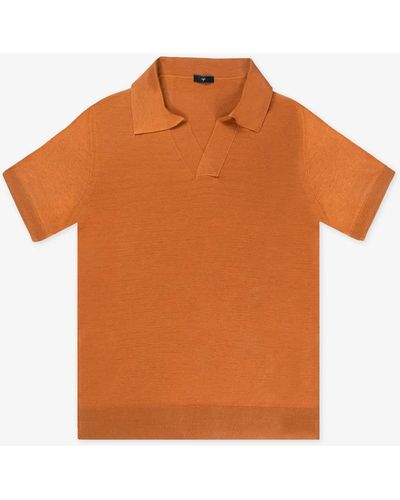 Larusmiani Harry Polo Polo Shirt - Orange