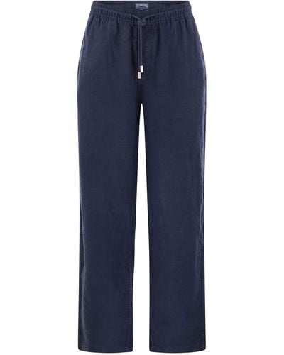 Vilebrequin Linen Pants - Blue