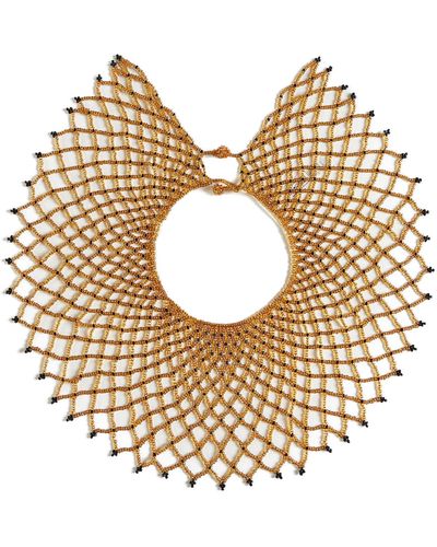 Forte Forte Baguette Beads Necklace - Metallic