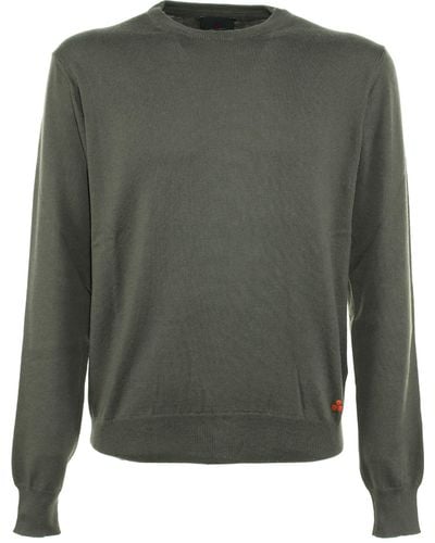 Peuterey Sweater With Elbow Patches - Green