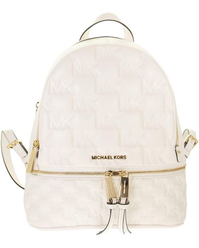 Michael Kors Backpack With Logo - White
