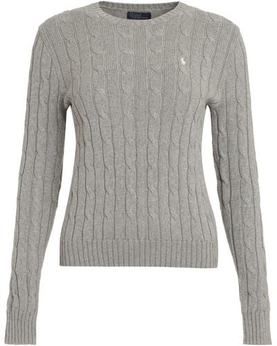 Polo Ralph Lauren Cable Knit Jumper - Grey