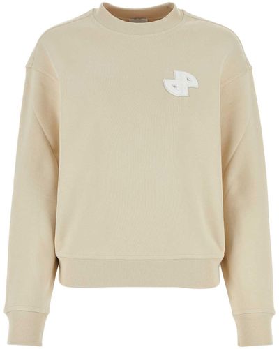 Patou Cotton Sweatshirt - Natural