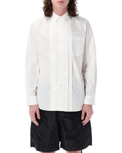 Sacai Popeline Cotton Shirt - White