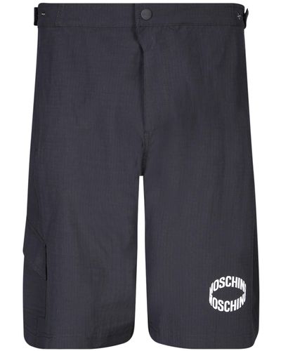Moschino Nylon Bermuda Shorts - Blue