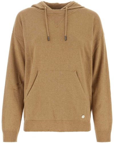 Woolrich Camel Nylon Blend Sweater - Natural