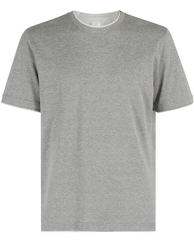 Eleventy T Shirt Bordini - Grey