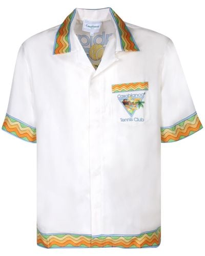 Casablancabrand Afro Cubism Tennis Club/ Shirt - White