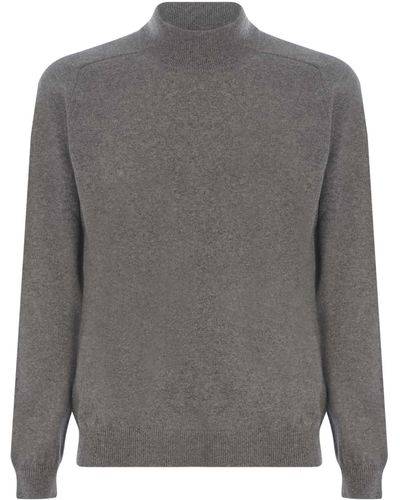 Jeordie's Sweater Jeodies Made Of Extra Fine Wool - Gray