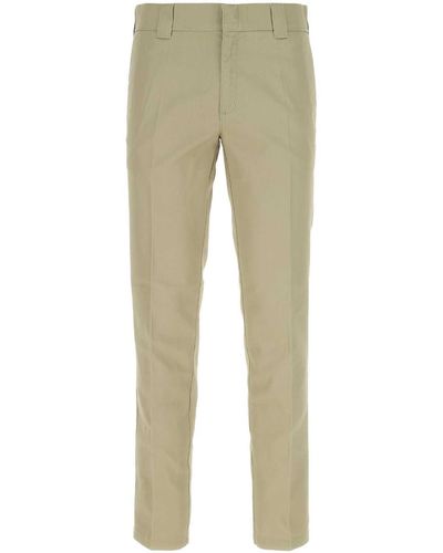 Dickies Beige Polyester Blend Pant - Natural