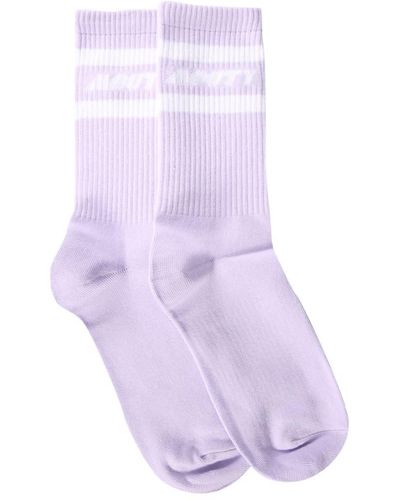 MOUTY Logo Socks - Purple