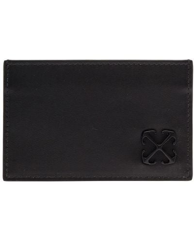 Off-White c/o Virgil Abloh Arrows-motif Logo Debossed Cardholder - Black