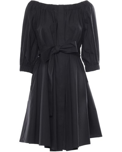 P.A.R.O.S.H. Cotton Dress - Black