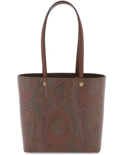 Etro Essential Small Tote Bag - Brown