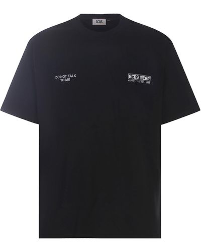 Gcds T-Shirt "Do Not Talk To Me" - Black