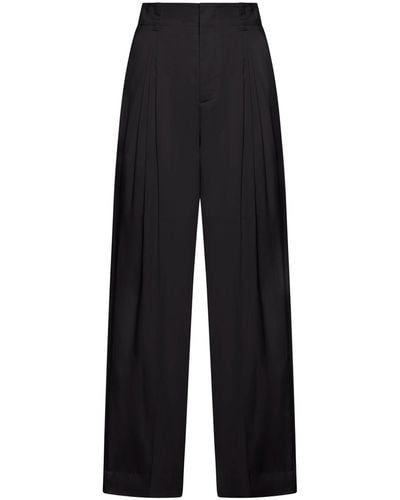 Bottega Veneta Pleated Detail Tailored Pants - Black
