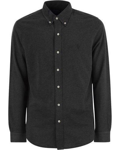 Polo Ralph Lauren Ultralight Pique Shirt - Black
