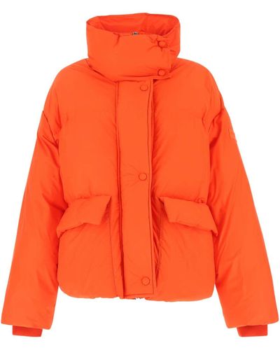 Stella McCartney Cotton Blend Padded Jacket - Orange