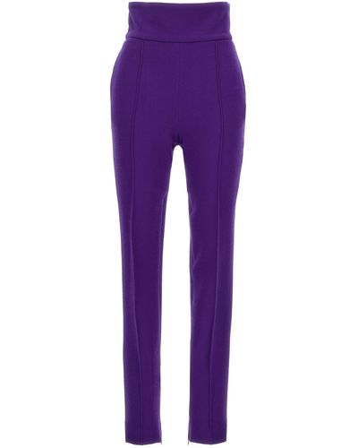 Alexandre Vauthier Tailored Pants Pants - Purple