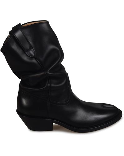 Maison Margiela Cleft Toe Boots - Black