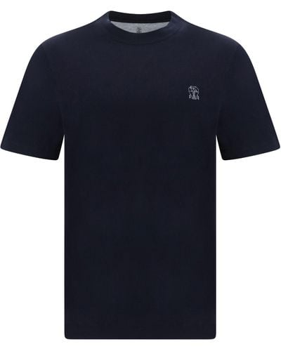 Brunello Cucinelli T-shirts - Blue