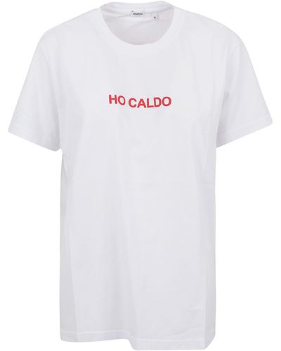 Aspesi T-Shirt Ho Caldo - White