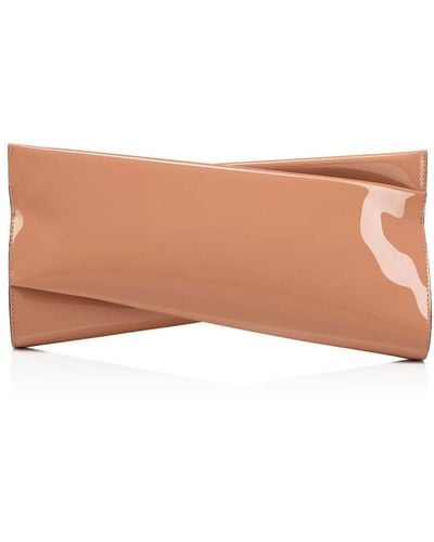 Christian Louboutin Loubitwist Clutch For - Natural