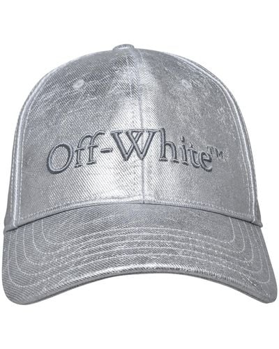 Off-White c/o Virgil Abloh Cotton Baseball Cap - Gray