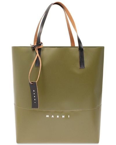 Marni ‘Tribeca’ Shopper Bag - Green