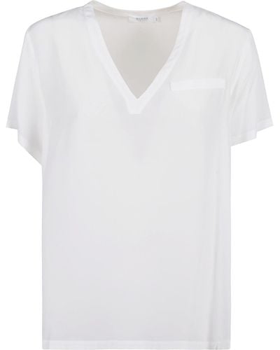 Barba Napoli W/Neck Shirt - White