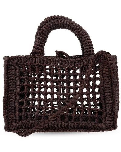 Manebí Strapped Mini Tote Handle Bag - Black