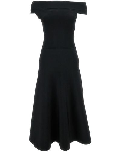 Fabiana Filippi Maxi Dress With Flared Skirt - Black