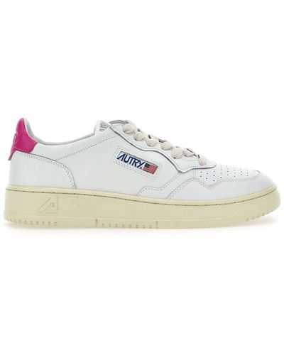 Autry Ll42 Leather Trainers - White