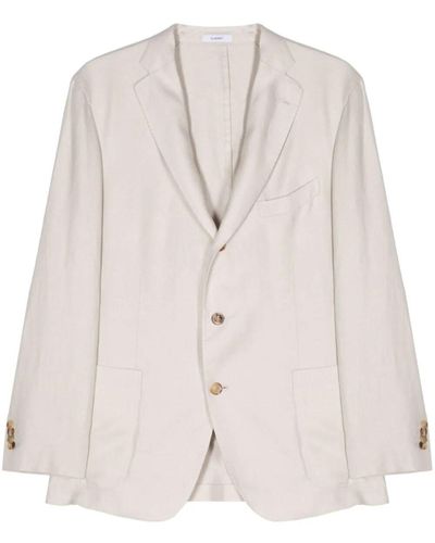 Boglioli Linen Jacket Clothing - Natural