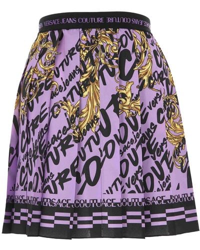Versace Skirts - Purple