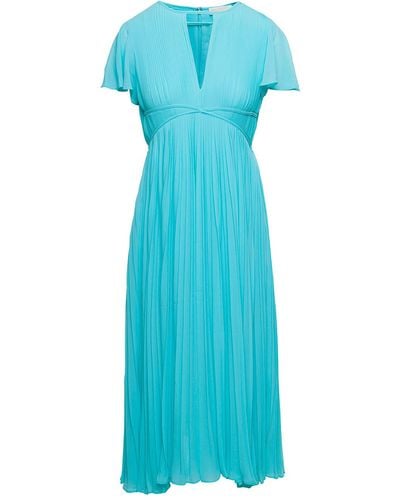 Michael Kors Light Empire-Style Midi Dress - Blue