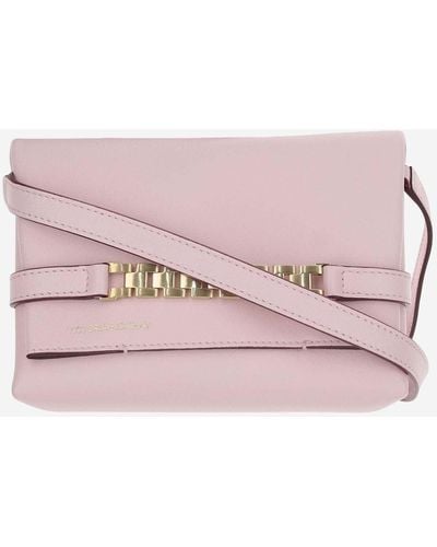 Victoria Beckham Shoulder Bag With Chain - Pink