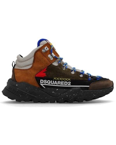 DSquared² Free Military Green Brown Sneaker