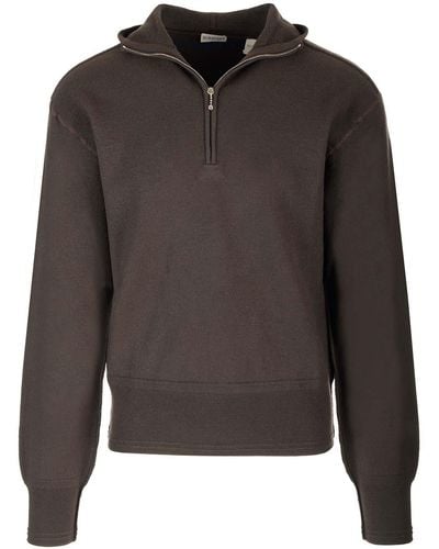 Burberry Hooded Wool Sweater - Gray