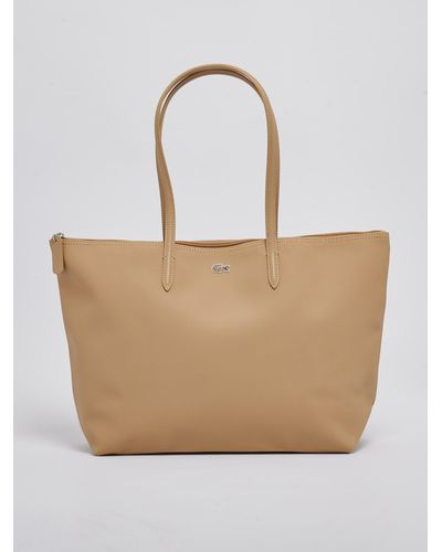 Lacoste Pvc Shopping Bag - Natural