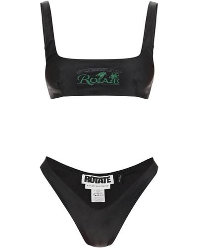 ROTATE BIRGER CHRISTENSEN Pearla Bikini Set - Black