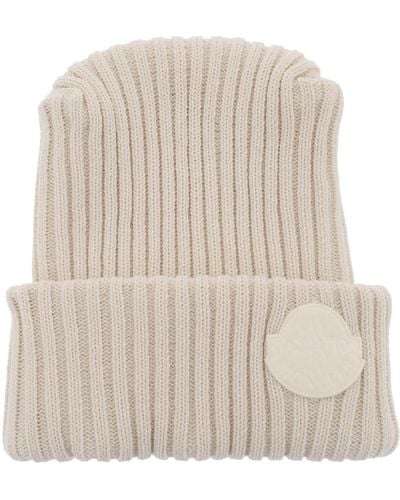 Moncler Moncler X Roc Nation By Jay-Z Tricot Beanie Hat - White