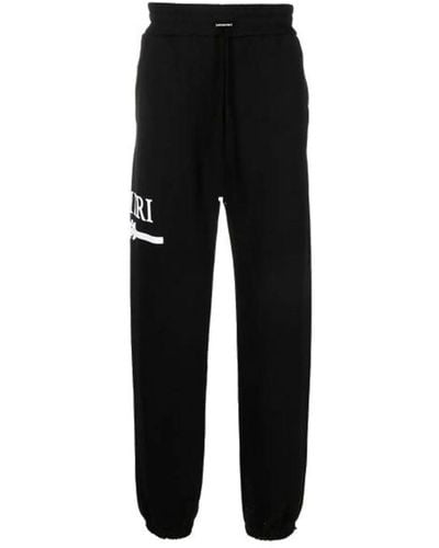 Amiri Tracksuit Trousers With Logo - Black