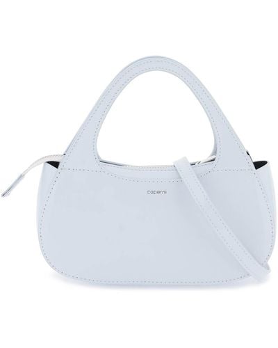 Coperni Swipe Micro Baguette Bag - White