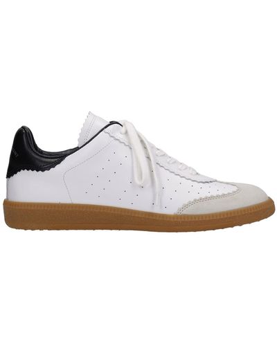 Isabel Marant Brycy Sneakers In Leather - White