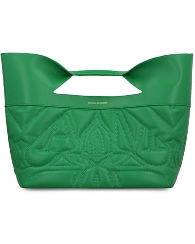 Alexander McQueen The Bow Small Handbag - Green