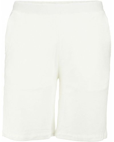 Majestic Filatures Cotton And Modal Bermuda Shorts - White